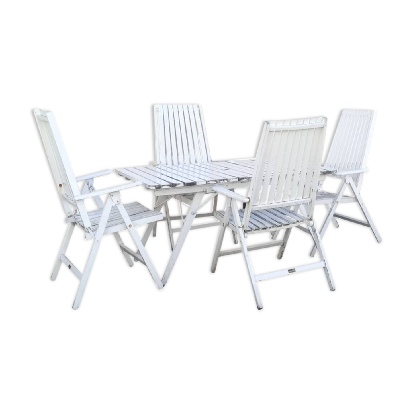 Garden table and chairs