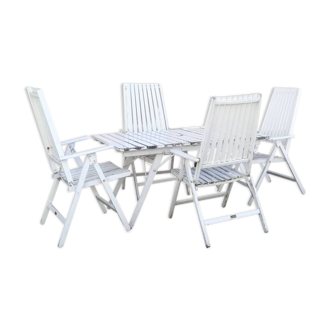 Garden table and chairs