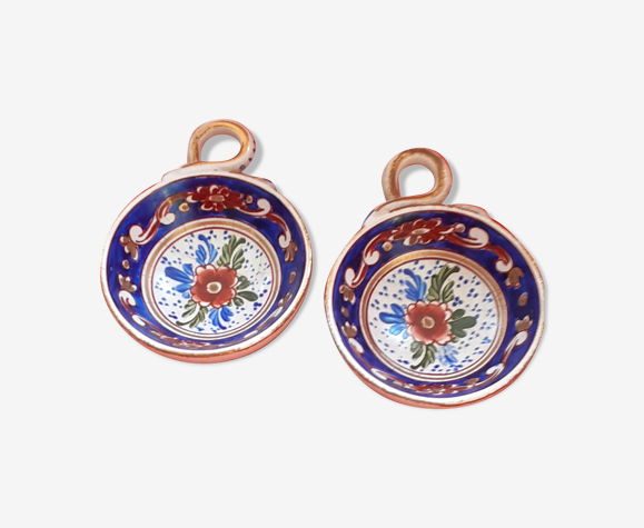 Salière poivrier en faience Clamesy