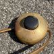 old floor lamp / gilded bronze light fixture / vintage