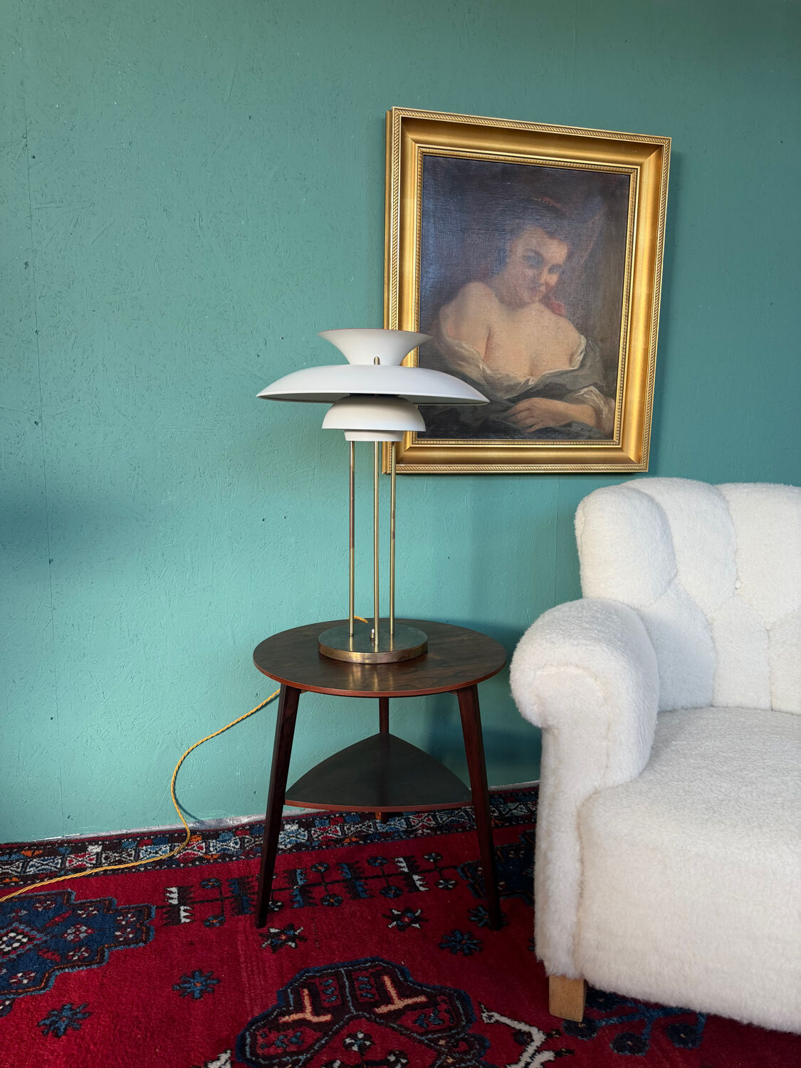 Rare original PH 5 table lamp by Poul Henningsen, manufactured by Louis Poulsen