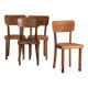 Ensemble de chaises Thonet vintage (c.1950). Ensemble de 4 pièces #6