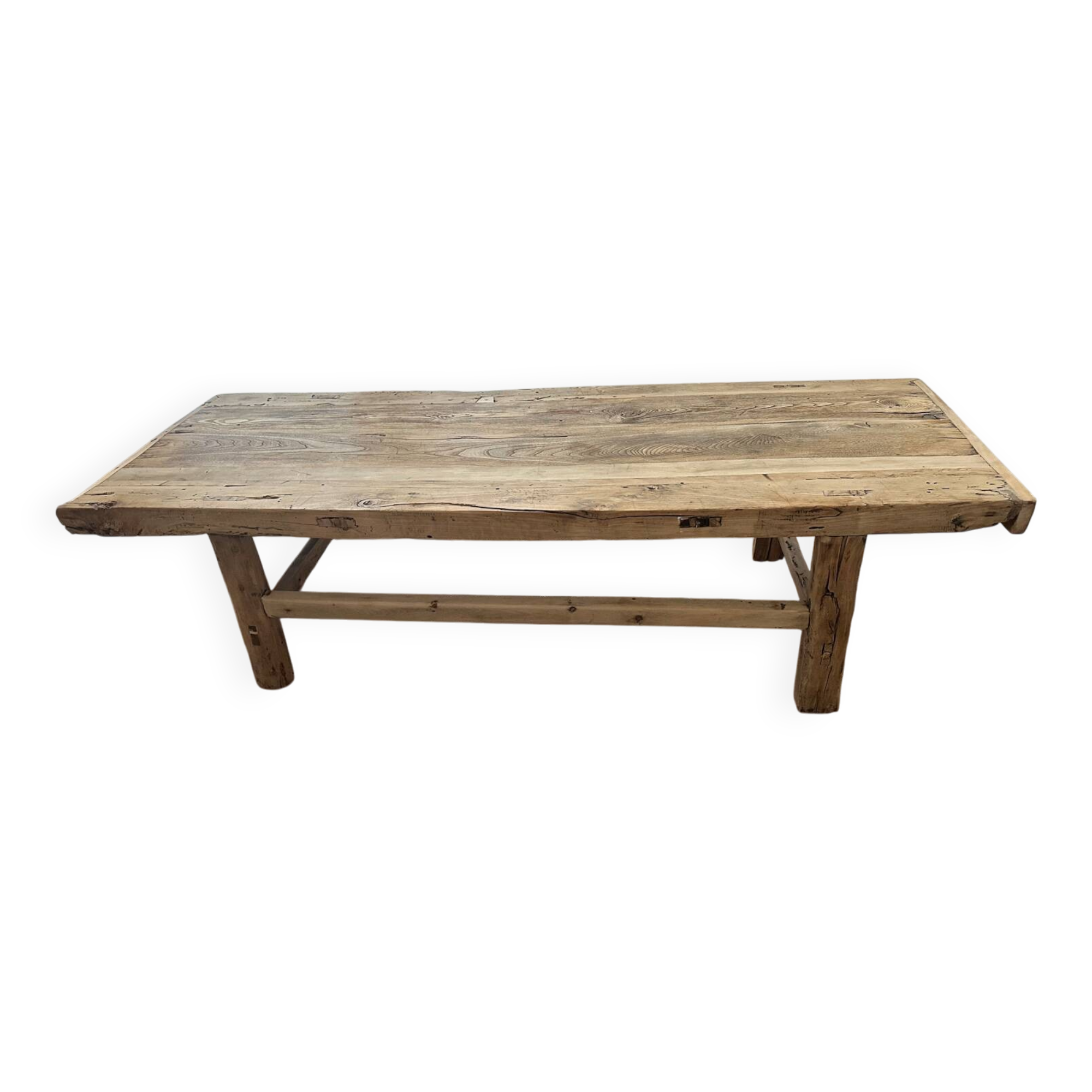 Antique coffee table in elm