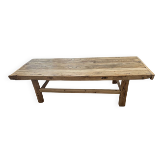 Antique coffee table in elm