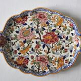 Polylobed dish Peonies earthenware of Gien