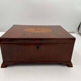 Large Victorian Box in Mahogany & Oak, England, 1840s