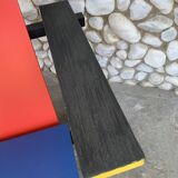Armchair in the style of the Red & Blue Chair by Gerrit Rietveld