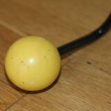 Yellow 4-ball coat rack