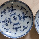 Two Chinese soup plates