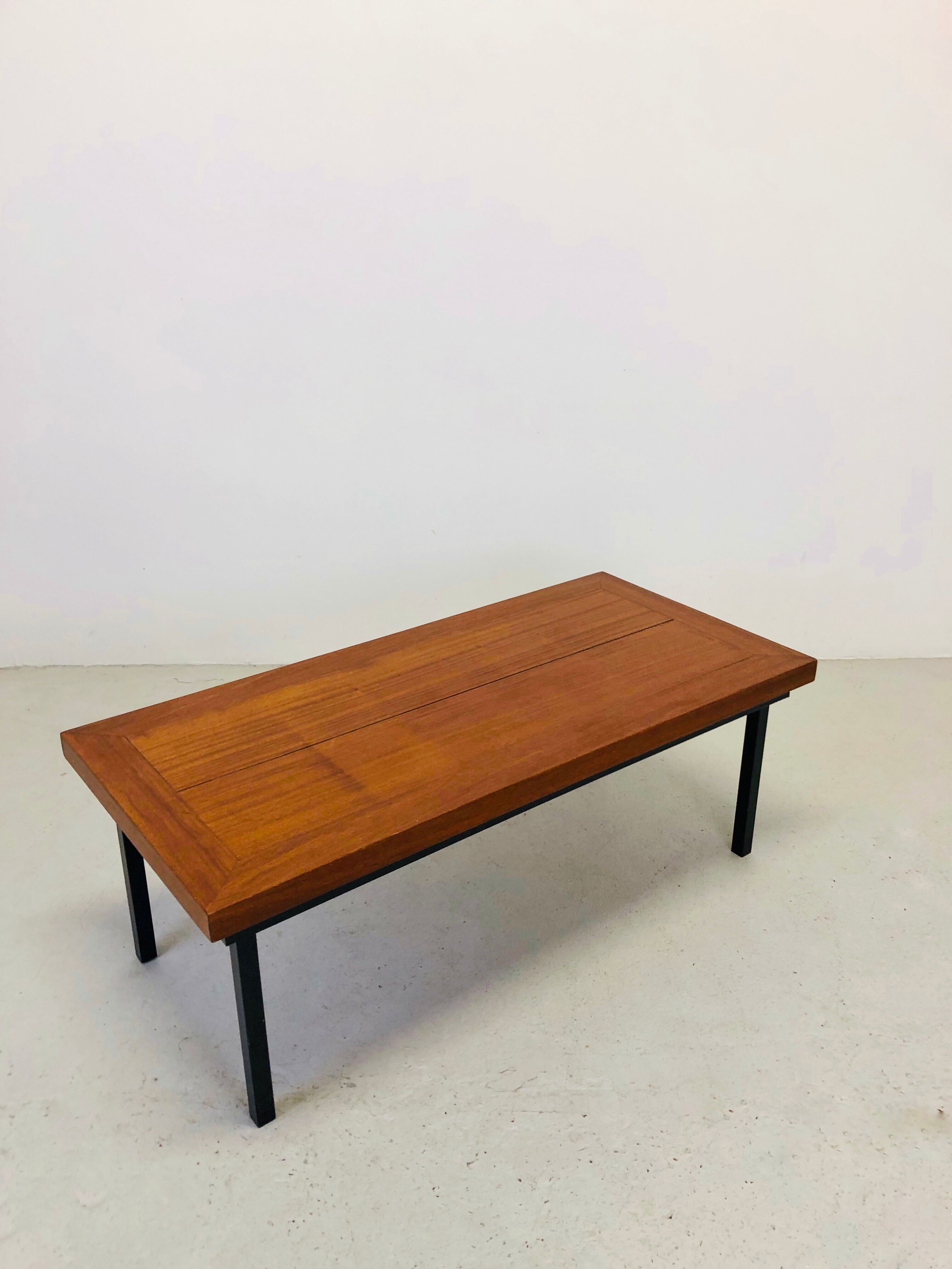 A beech vintage coffee table