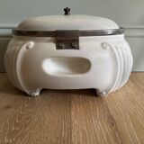 Porcelain biscuit box