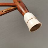 Wall lamp in teak, Denmark 1970-80s.