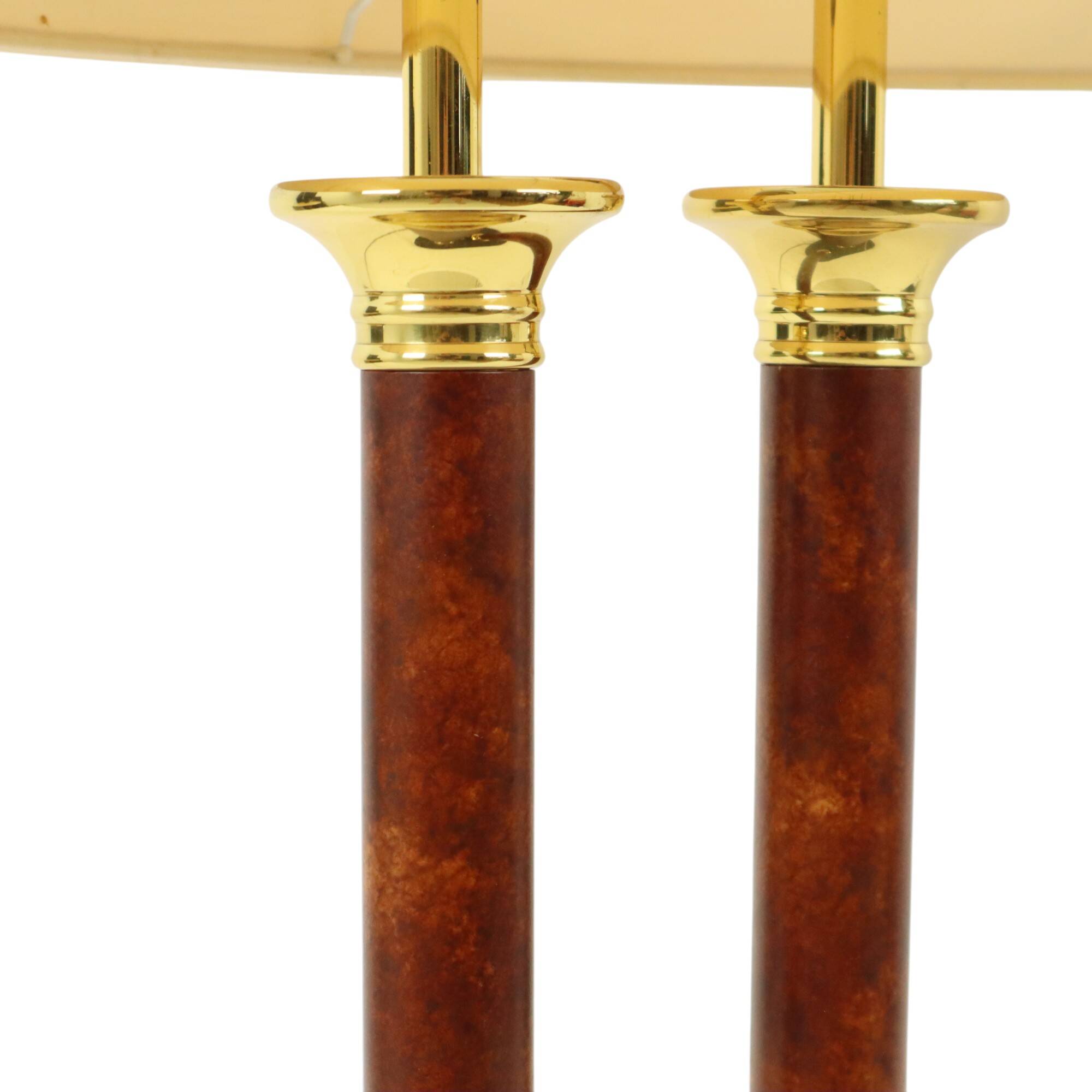 Lampe de table vintage Lusterie Deknudt de style Hollywood Regency