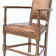 Chaise caquetoire en chêne