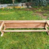 Antique bench in solid beech