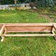 Antique bench in solid beech