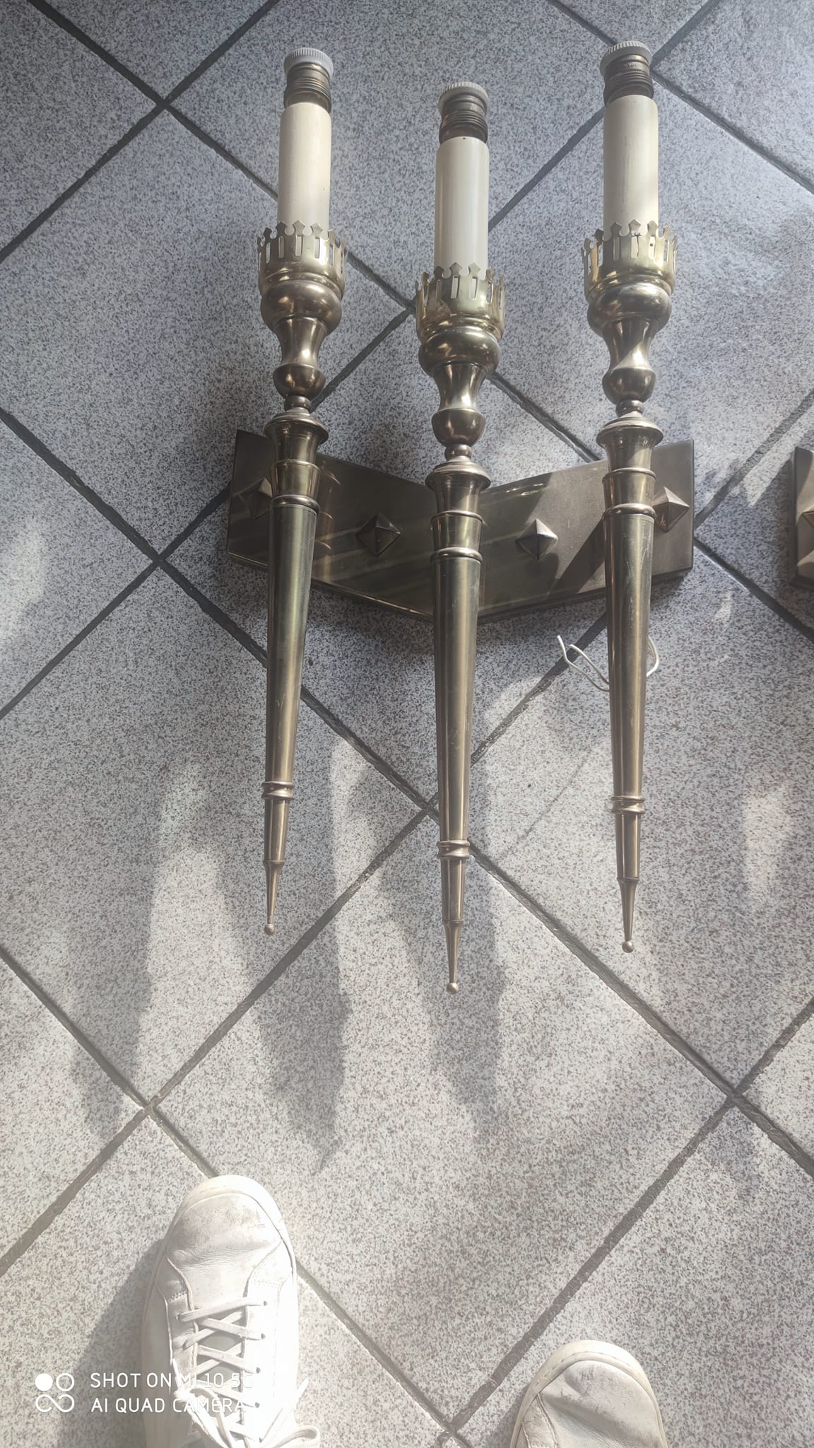 Pair of wall lights circa 1960