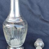 Carafon métal argenté
