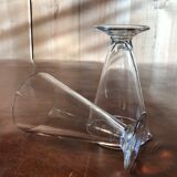 2 vintage lab vases