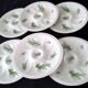 6 oyster plates in Limoges porcelain