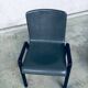 Postmodern Leather Dining Chairs, Italy, 1980s, Set of 4
