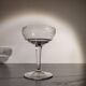 Coupes à champagne en cristal ciselé