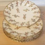 Six Louis XV plates from Sarreguemines