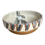 Painted terracotta bowl