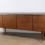 Vintage teak and brass enfilade - 1970s