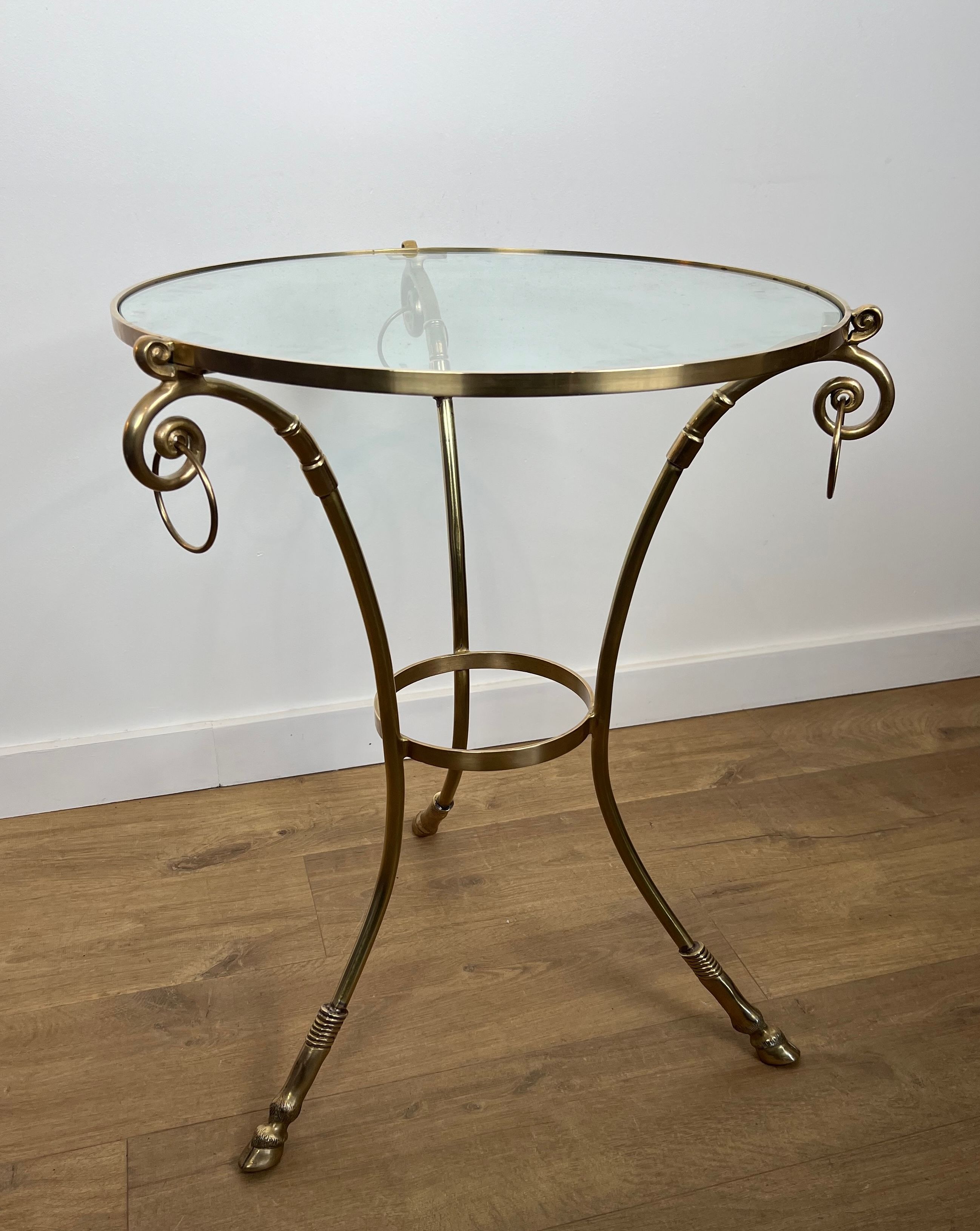 Brass gueridon from Maison Jansen