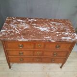 18th century veneer chest of drawers
