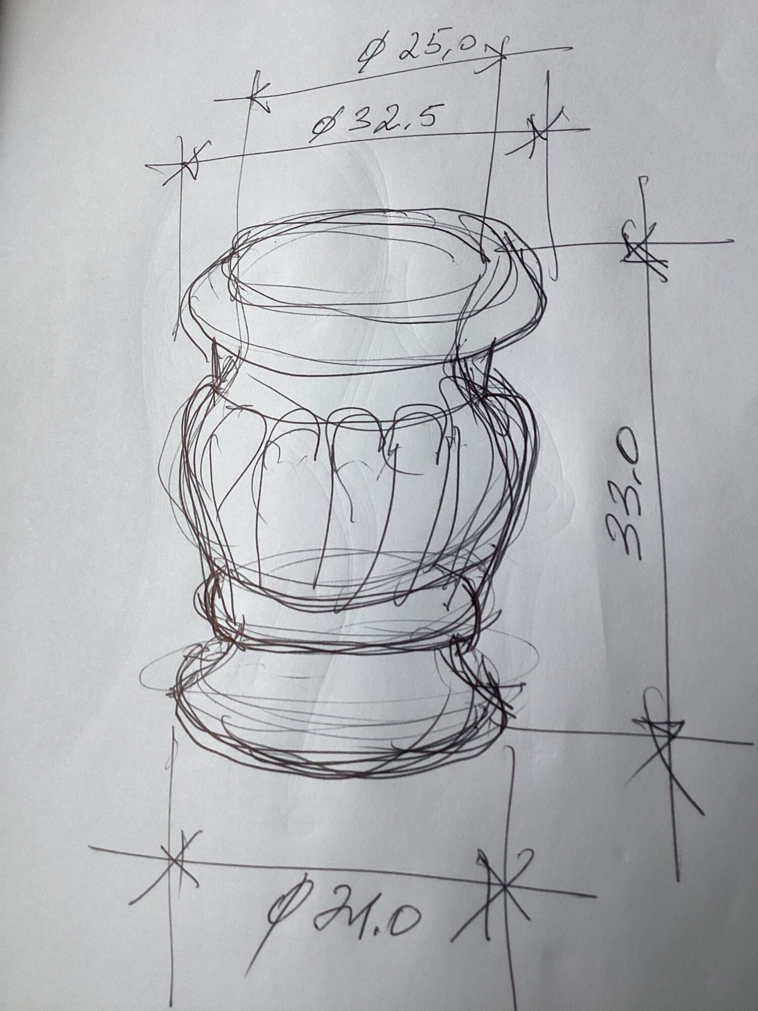 Planter basin cement Grandon Fres