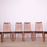 Fabric and Teak Dining Chairs by Leslie Dandy for G-Plan, 1960s, Set of 6