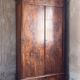 Antique Louis-Philippe wardrobe in walnut burl