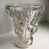 Art deco crystal vase 30s