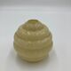 Yellow Clichy glass globe
