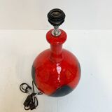 Spherical ceramic lamp in West Germany style, 1960s