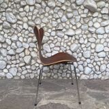 Chaise Lily Design Arne Jacobsen, Fritz Hansen, Danemark, Palissandre 1976