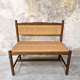 Beech straw bench 1970
