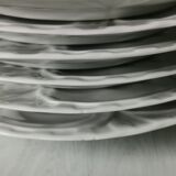 Pillivuyt white porcelain plates