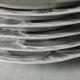 Ensemble de 6 assiettes Pillivuyt porcelaine blanche