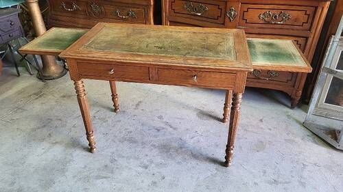 ANTIQUE DESK WITH 2 TABLETS FROM THE 19TH CENTURY