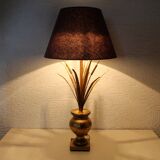 Golden wheat sheaf lamp base