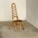 Vintage wicker chair from the 1960s - Bonacina style