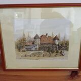 Lithographie aquarellie