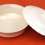 Soupière, légumier, faïence Salins France, années 1950