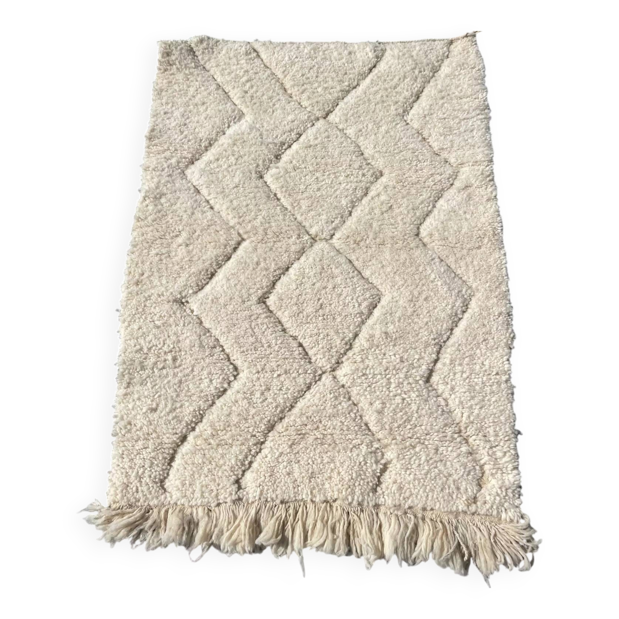 Tapis berbère blanc
