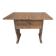 Table basse vintage en bois gain de place avec tiroirs et compartiment.
