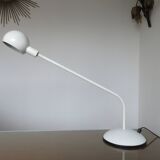 80s white metal desk lamp