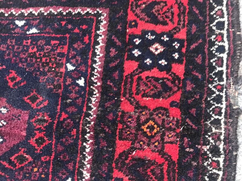 Old handmade Afghan belutch rug 100x154 cm